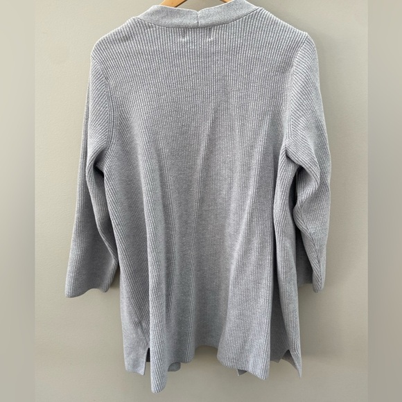Old Navy Textured Knit Open Front Pocket Cotton Cardigan Size 2x, fits more a 1x - Picture 3 of 4